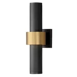 ET2 Lighting Reveal 3LT 18" Led Outdoor Wall Mount, Black/gold E34756-BKGLD. Fixed Price $327.60.
