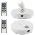 Wireless Led Spotlights 2-PACK With Remote Control. Fixed Price $52.19.