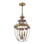 Livex Lighting 2355-01 Monterey 3-LIGHT Outdoor Hanging Lantern, Antique Brass. Fixed Price $378.88.