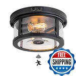 Oupavocs Motion Sensor Outdoor Ceiling Light Flush Mount Front Porch. Fixed Price $81.23.