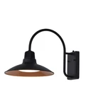 Lutec 12" Wall Light 1200 Lumens Dusk To Dawn Sensor Matte Black. Fixed Price $35.00.
