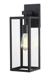 Hukoro Martin 21IN. 1-LIGHT Matte Black Hardwired Outdoor Wall Lantern Sconce. Fixed Price $39.99.