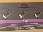 Canarmna Harmonized Home Oil Rubbed Bronze 3 50W Max GU10 Bulbs 22.5". Fixed Price $58.94.