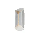 ET2 E30152 Folio 14" Tall Led Outdoor Wall Sconce - Satin Aluminum / White. Fixed Price $250.20.
