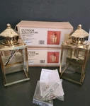 Vintage Polished Solid Brass Outdoor Wall Fixture Nos Forecast Genlyte Vtg. Fixed Price $69.00.