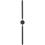 Elegant Lighting OD401W50BK Odin 2 Inch Black Outdoor Wall Sconce. Fixed Price $202.00.