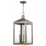 Livex Lighting Nyack 3 Outdoor Hanging Lantern Nickel. Fixed Price $651.96.