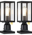 Beionxii Outdoor Post Lights Dusk To Dawn Large Lamp Fixture Pier 2PK. Fixed Price $64.95.