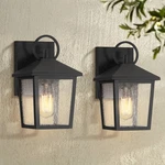 John Timberland Westmont 10 1/2" Sand Black Outdoor Lights Set Of. Fixed Price $249.98.