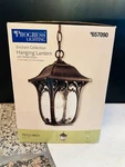 Progress Lighting Enchant 1-LIGHT 12.5/8-IN Hanging Lantern With Seeded Glass. Fixed Price $59.88.