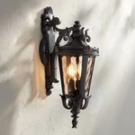 Casa Marseille Country Cottage Outdoor Wall Light Fixture Bronze Scroll 21 3/4". Fixed Price $239.99.