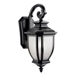 Kichler 9040 Salisbury Light 19" Tall Outdoor Wall Sconce - Black. Fixed Price $294.99.
