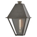 Hinkley Endsley 1LT Outdoor 19" Wall Mount, Blackened Brass/clear - 28864BLB. Fixed Price $379.00.