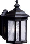 Kirkwood 13" Black Outdoor Wall Light With Clear Seeded Glass Shade. Fixed Price $166.99.