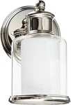 Livex Lighting 40211-35 Middlebush Wall Sconce Polished Nickel. Fixed Price $44.99.