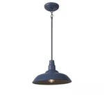Home Decorators HDP99215BLU 14" Blue Outdoor Mini Pendant Light. Fixed Price $39.99.