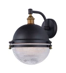 Maxim Portside Outdoor Wall Light In Oil Rubbed Bronze And Antique Brass. Fixed Price $278.00.