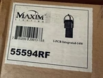 Maxim 55594RF Laredo Outdoor Wall Sconce, 1-LIGHT Led 14 Watts, Rustic Forge. Fixed Price $200.00.