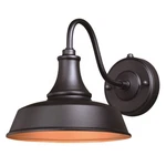 Vaxcel Dorado Outdoor 9' Wall Light, Dark Bronze, Inner Gold - T0367. Fixed Price $89.99.