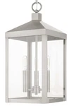 Livex Lighting 20593 Nyack 8"W Outdoor Multi Mini - Nickel. Fixed Price $499.96.