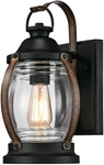 Westinghouse Canyon One-light Outdoor Wall Fixture, Black And Barnwood Finish. Fixed Price $79.97.