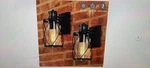 Uolfin Outdoor Wall Lamps 2 -pack Black Hardwired Motion Sensor A04746D. Fixed Price $69.00.