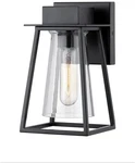 Progress Lightingraineville 1-LIGHT 9 In. Matte Black Outdoor Wall Lantern. Fixed Price $39.95.