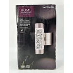 Homedecorators Wall Sconce Brushed Silver Clear Modern Minimalist Bubble Glass. Fixed Price $49.99.