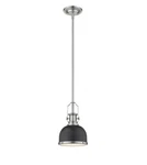 Z-lite 725MP-MB+BN 1-LIGHT Mini Pendant Matte Black And Brushed Nickel Nib $169. Fixed Price $49.27.