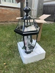 Sea Gull Lighting Three Outdoor Fixture Lancaster 3L POST-12. Fixed Price $80.00.