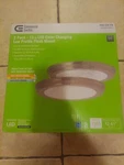 Commercial Electric JJU3011L2BN 15 Inch Led Light - Silver. Fixed Price $60.00.