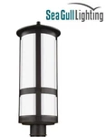 Sea Gull Groveton 23" Outdoor Post Lantern, Antique Bronze, 8235901-71. Fixed Price $109.98.