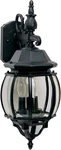 Maxim 1034 Black/clear Crown Hill 23" 3-LIGHT Wall Sconce. Fixed Price $108.00.