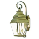 Livex Lighting 2591-01 Exeter Antique Brass Outdoor Wal. Fixed Price $526.99.