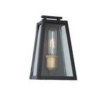Artcraft Charlestown Light Small Wall Mount, Black, Vintage Gold - AC8106BK. Fixed Price $59.95.