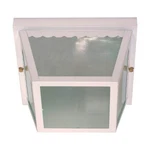 Nuvo 60/470 - 2 Light 10" Carport Flush Mount W/ Textured Frosted Glass White. Fixed Price $36.79.