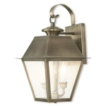 Livex Mansfield 3 Light Outdoor Wall Lantern, Vintage Pewter/seeded 2165-29. Fixed Price $399.96.