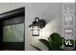 Hampton Bay 8.2 In. 1-LIGHT Black Outdoor Wall Lantern Porch 2-PACK. Fixed Price $36.59.