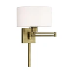 Livex Lighting 40036-01 24.25" One Swing Arm 11"W 11"H, Antique Brass. Fixed Price $143.97.