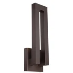 Modern Forms WS-W1718 Forq 18" Tall Led Outdoor Wall Light Sconce Black. Fixed Price $85.00.
