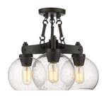 Golden Galveston 3-LIGHT 18" Ceiling Rubbed Bronze. Fixed Price $229.00.