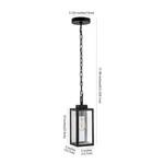 Safavieh Clemens 5" Outdoor Pendant, Reduced Price 2172755391 PLT4019A. Fixed Price $47.00.