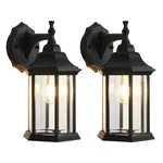2PACK Waterproof Exterior Lantern Outdoor Porch Wall Sconce Lights Garden Lamp. Fixed Price $52.99.