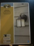 Hampton Bay 1-LIGHT Oil-rubbed Bronze Outdoor Dusk-to-dawn Wall-mount Lantern. Fixed Price $33.12.