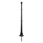 Gama Sonic 64IN Black Outdoor Cast Aluminum Solar Pathway Lamp Post DPEZ5F0. Fixed Price $137.65.