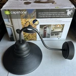 Capstone Dusk Dawn Led Gooseneck Lantern 2000 Lumen. Fixed Price $49.00.