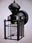 Hampton Bayside 9.5 1-LIGHT Matte Black Motion Sensing Outdoor Wall. Fixed Price $34.95.