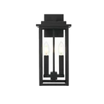 Elegant Lighting Kaysen 2 Outdoor Wall Sconce, Black/clear - OD501W15BK. Fixed Price $102.00.
