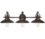 Capital 3793BB O'neal Vanity, 3-LIGHT 300 Total Watts, Burnished Bronze. Fixed Price $93.76.