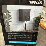 Portfolio Outdoor 200 Watt Magnetic Power Pack #0092251 Black Finish Low Voltage. Fixed Price $73.14.